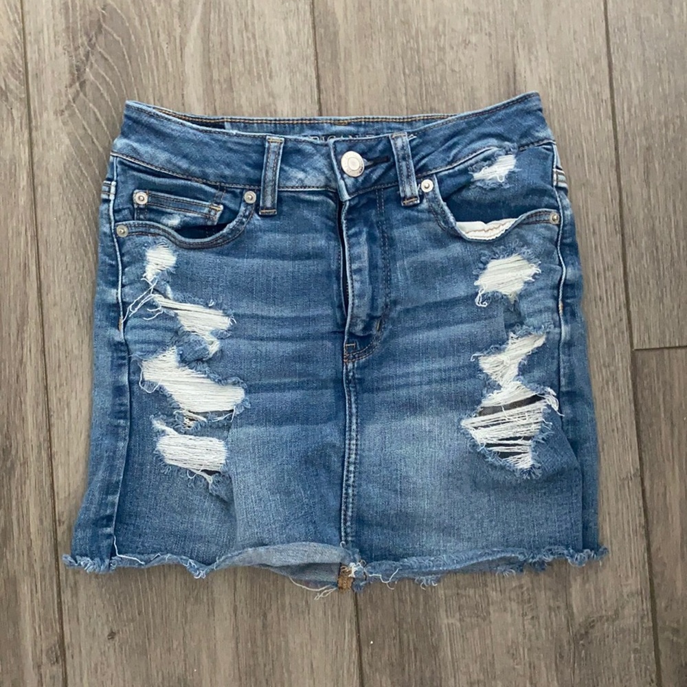 jean skirt